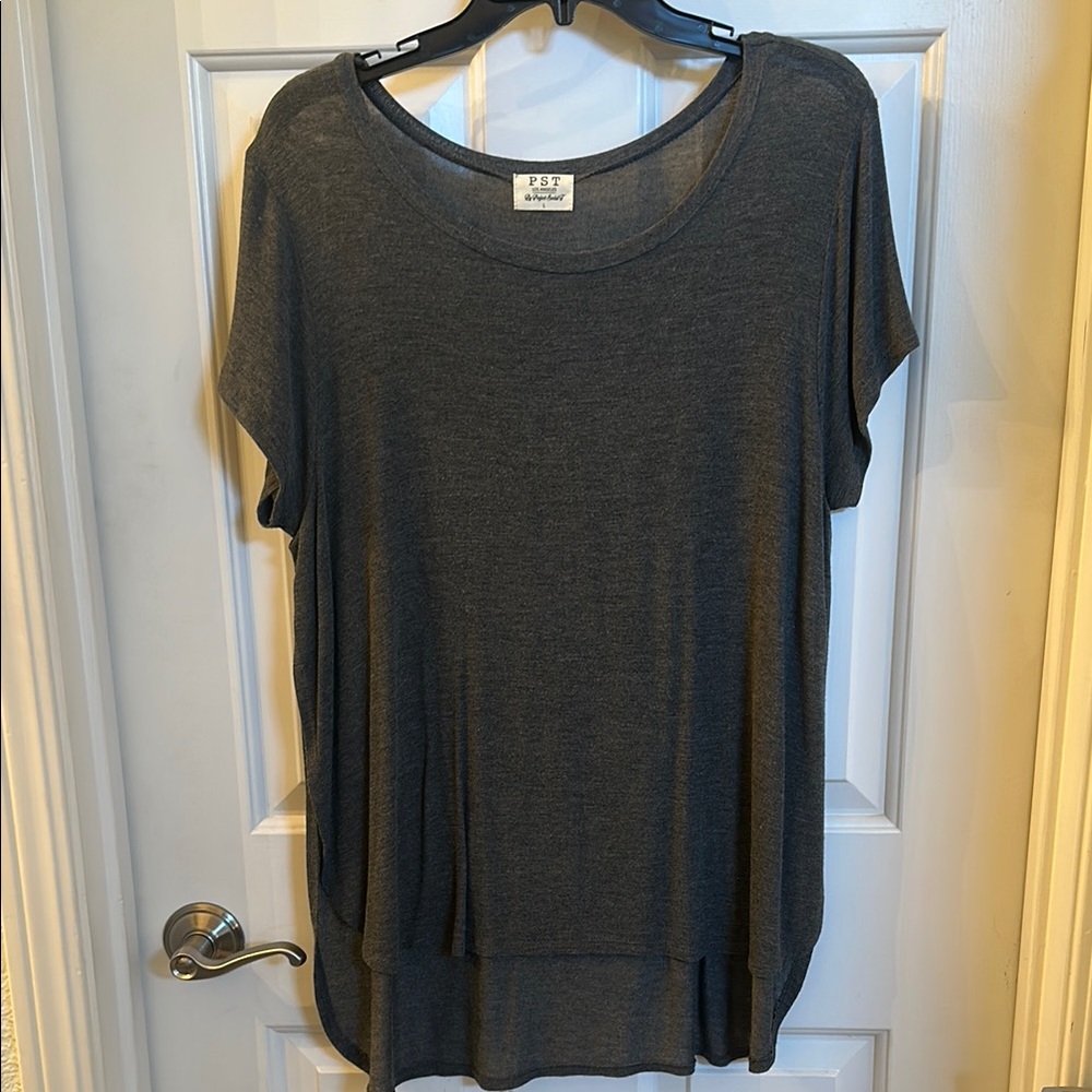 Project Social T Gray Oversized Short Sleeve Tee